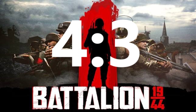 How to enable 4:3 streched on Intel, Amd & Nvidia for BATTALION 1944