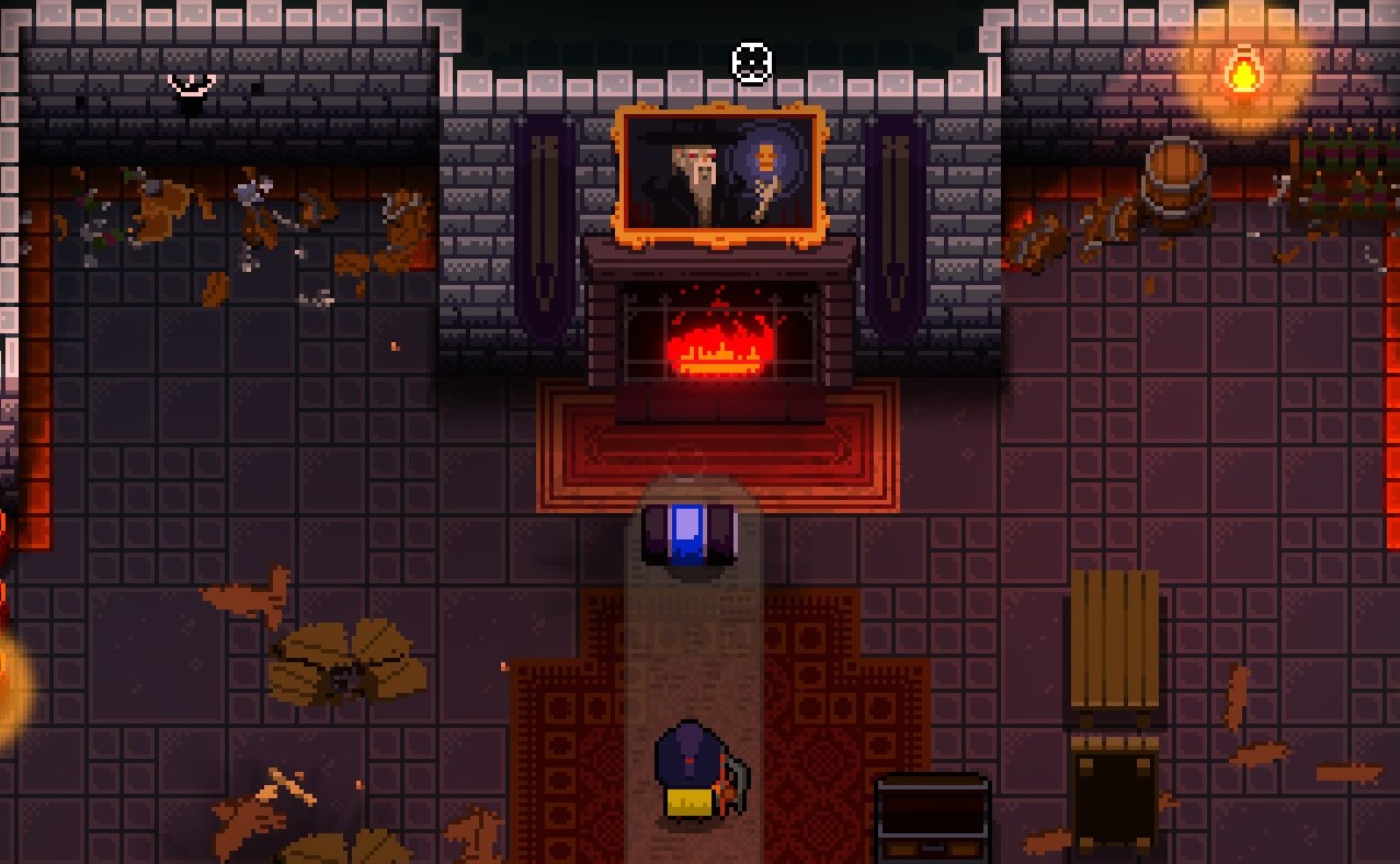 How to extinguish the fireplace|Enter the bonus floor [ENG|GER] for Enter the Gungeon