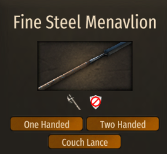 How to fight with a Menavlion for Mount & Blade II: Bannerlord