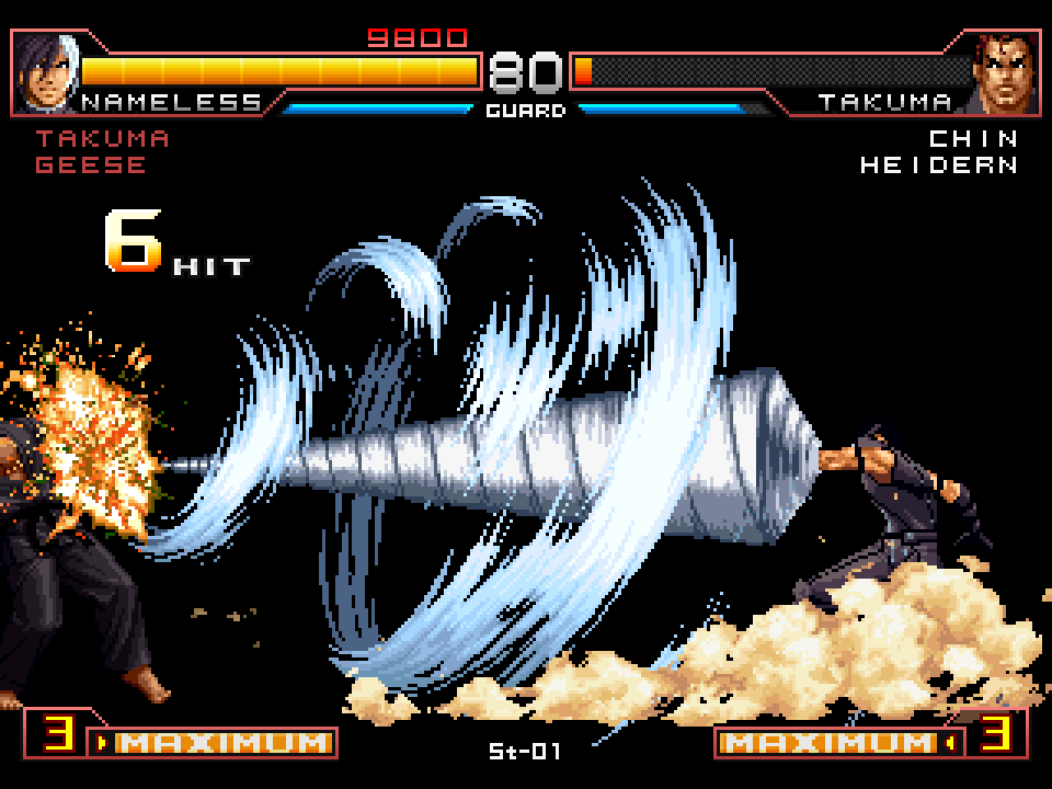 How to force the game resolution to 4:3 for THE KING OF FIGHTERS 2002 UNLIMITED MATCH