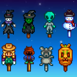 How to get all 8 Rarecrows for Stardew Valley