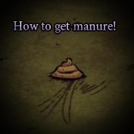 How to get manure! for Don't Starve