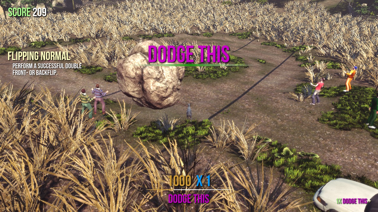 How to get the Dodge this achievement for Goat Simulator