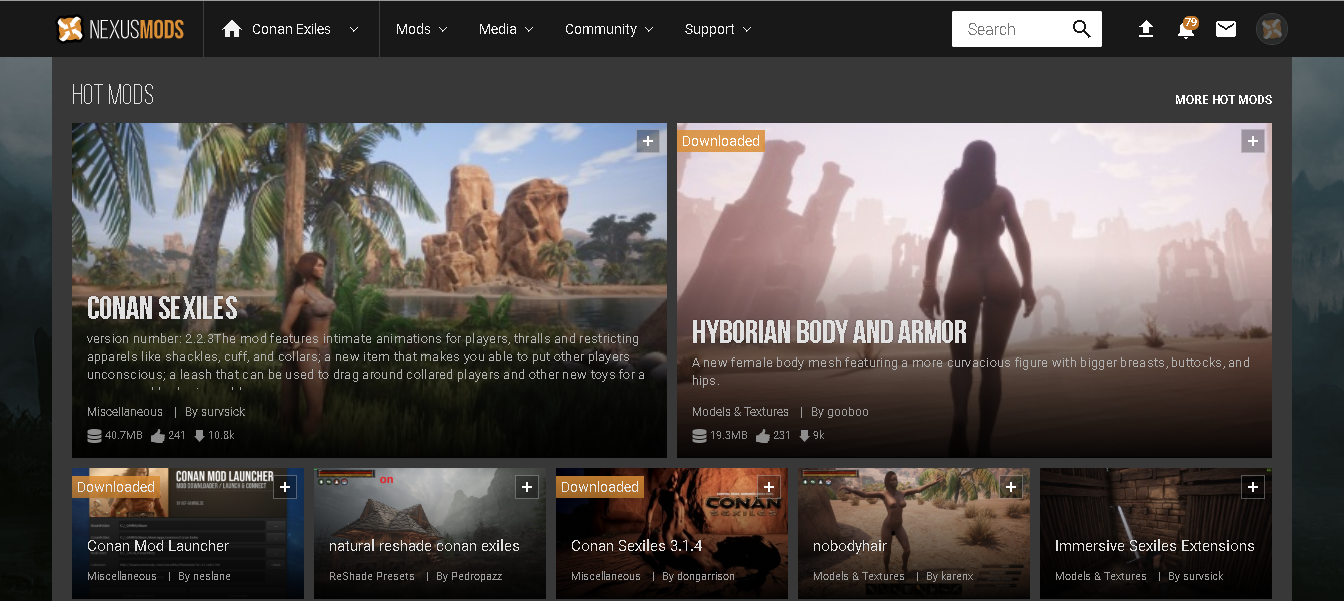 How to install the sexiles mod for Conan Exiles