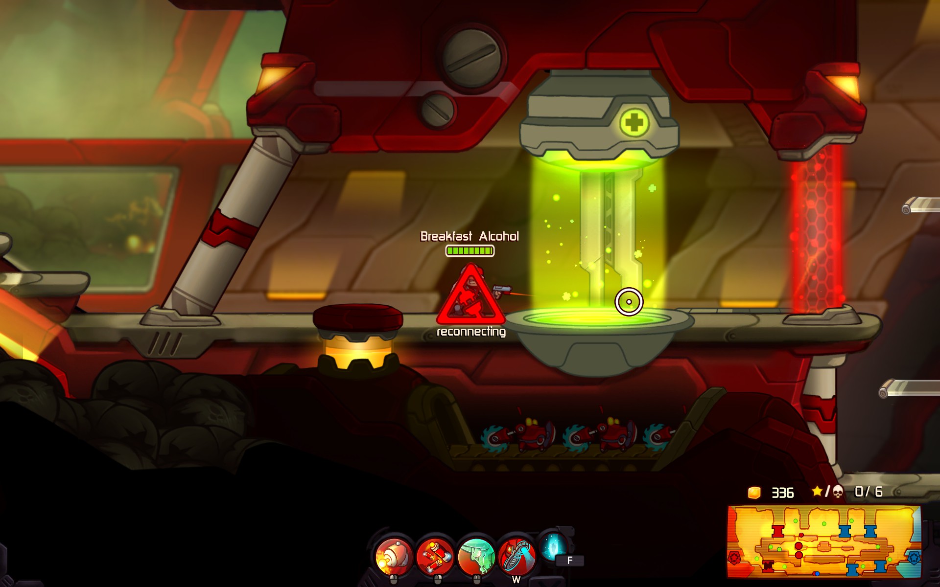 How to lag. for Awesomenauts