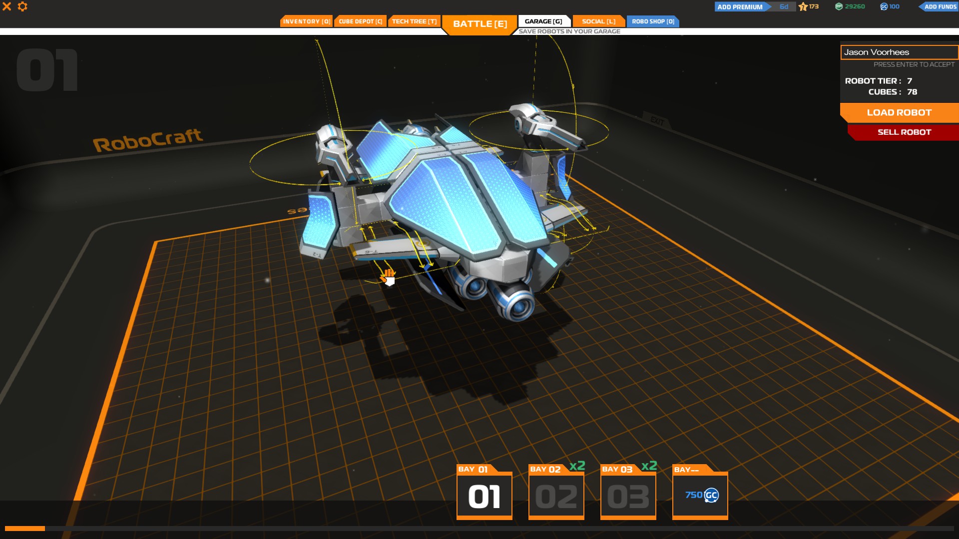 How to make a basic Interceptor for Robocraft