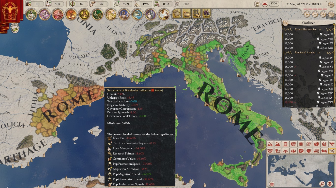 How to manage large empires for Imperator: Rome