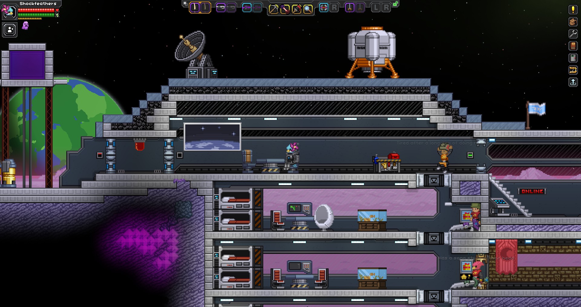 How to mine a moon for Starbound