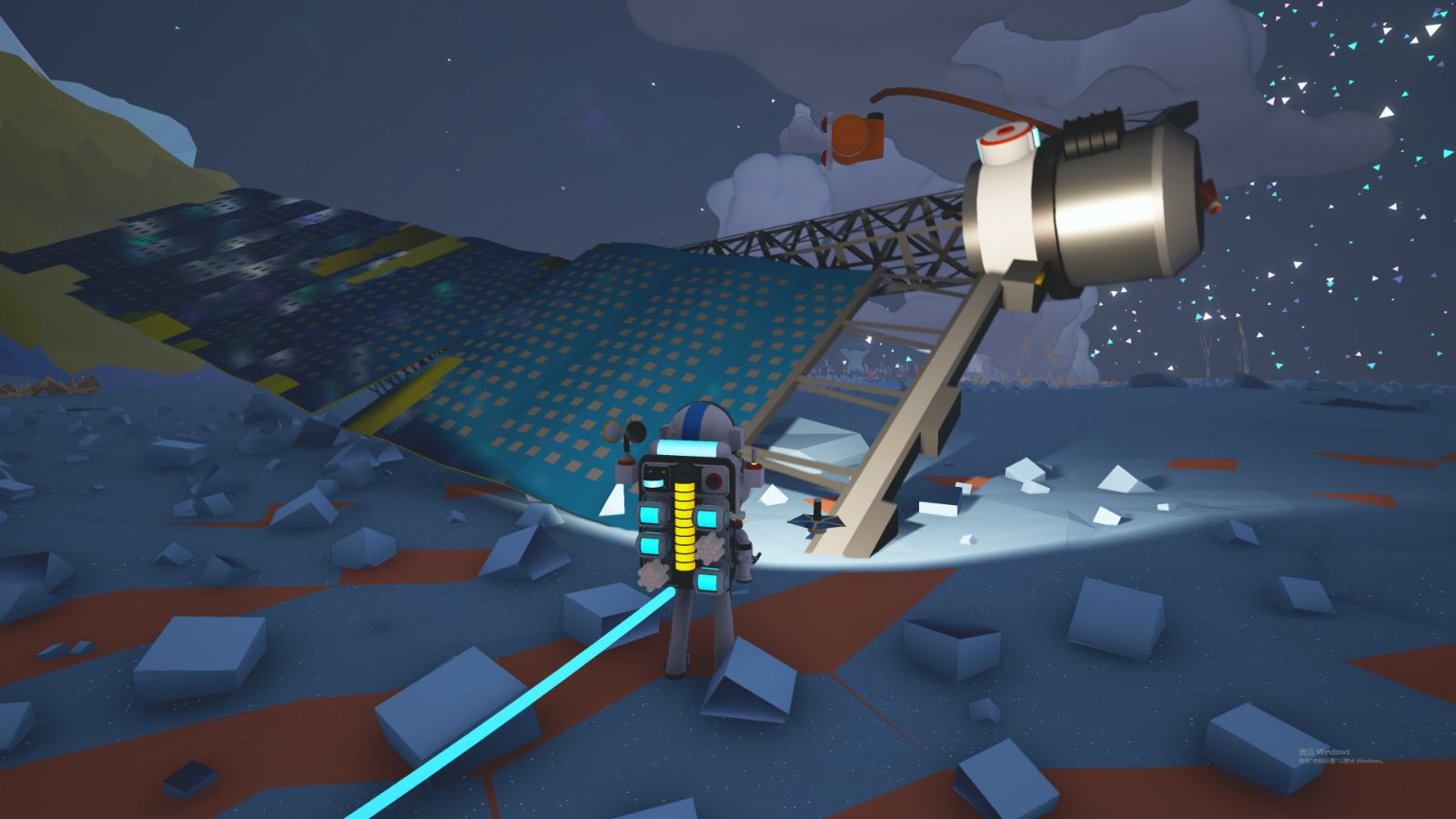 How to move the big Solar Panel Quickly and some bugs with it for ASTRONEER