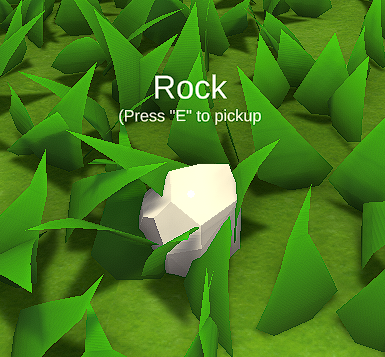 how to pickup a rock for Muck