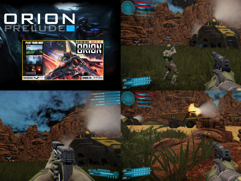 How To Play Local, Split-Screen Multiplayer for ORION: Prelude