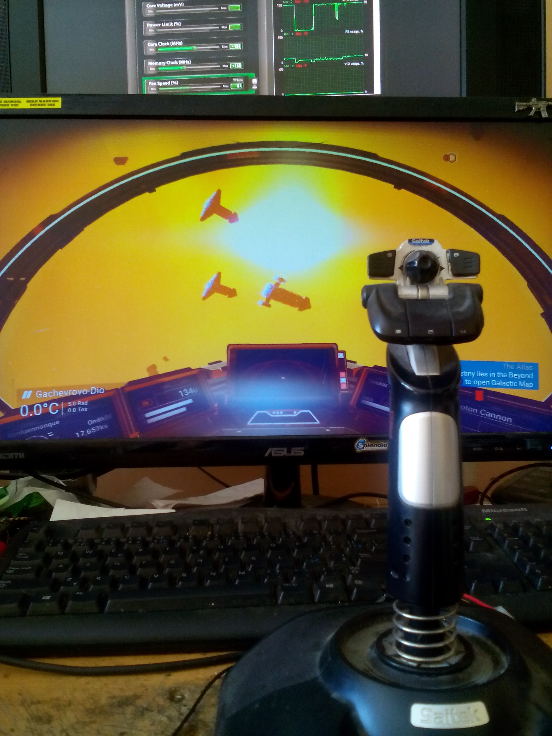 How to play with Joystick. for No Man's Sky