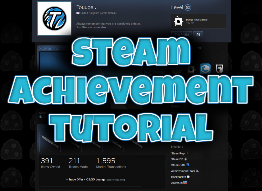 How to Remove Achievements from the Steam Achievement Showcase Video