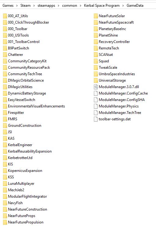 How to : remove mod(s), yes a lot of mods for Kerbal Space Program