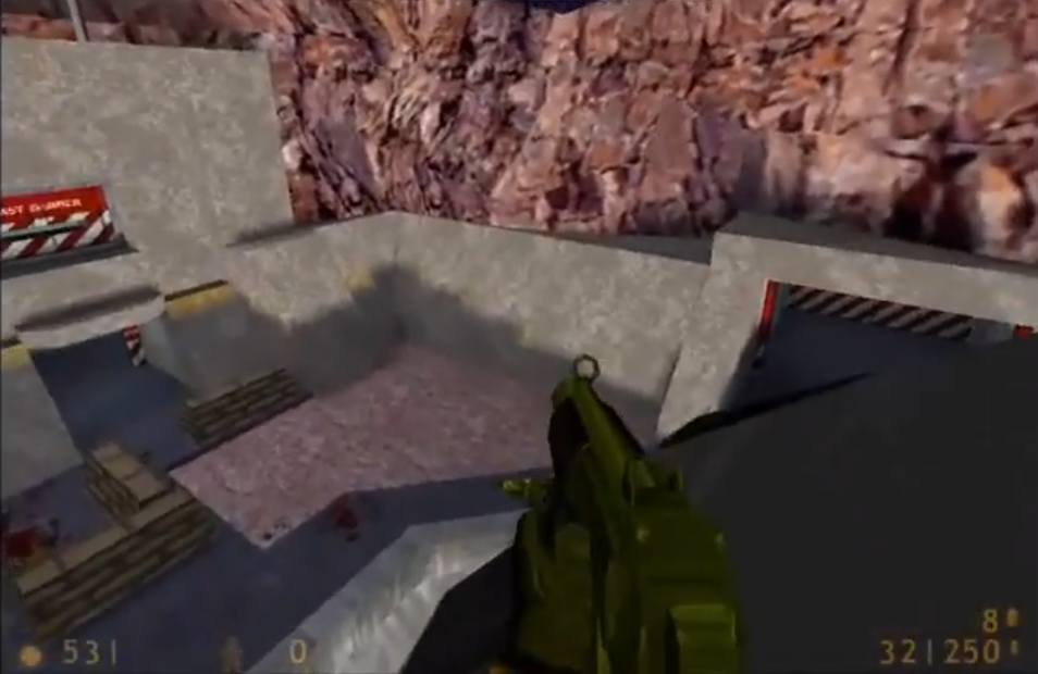 How to ride the rocket in Half Life for Half-Life