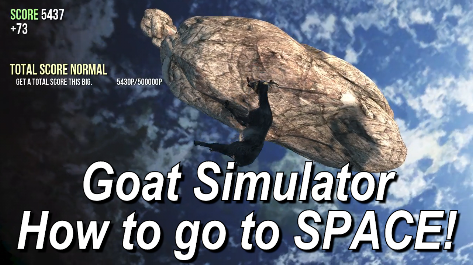 How to Travel to Space - Rymdskepp i Rymden Achievement for Goat Simulator
