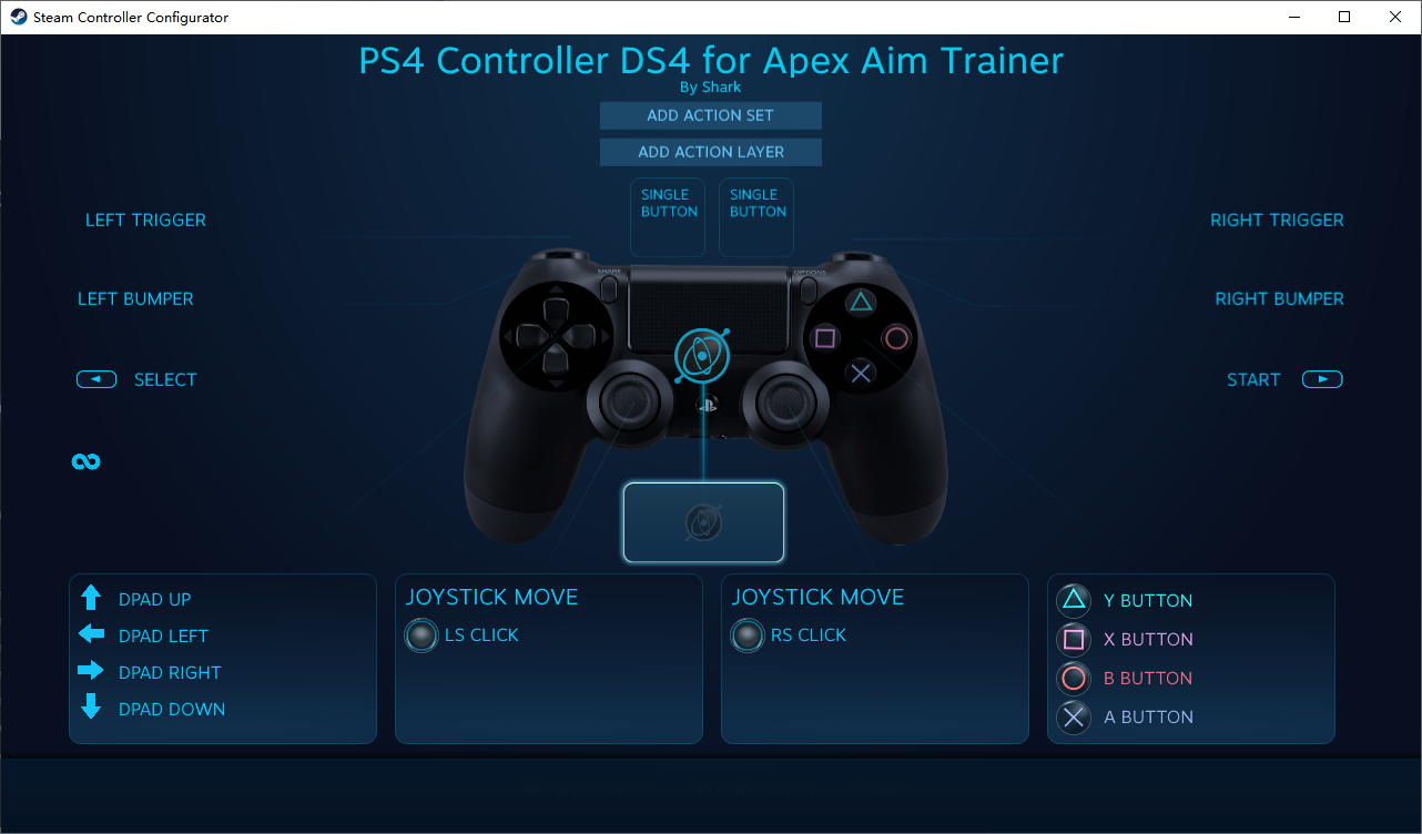 How to use a PS4 controller for Apex Aim Trainer