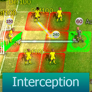 How universal defenders intercept the goal kick for Football, Tactics & Glory