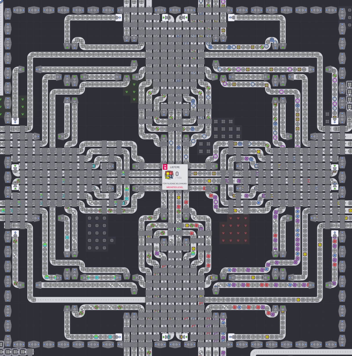 Hub Congestion Diverter for shapez.io