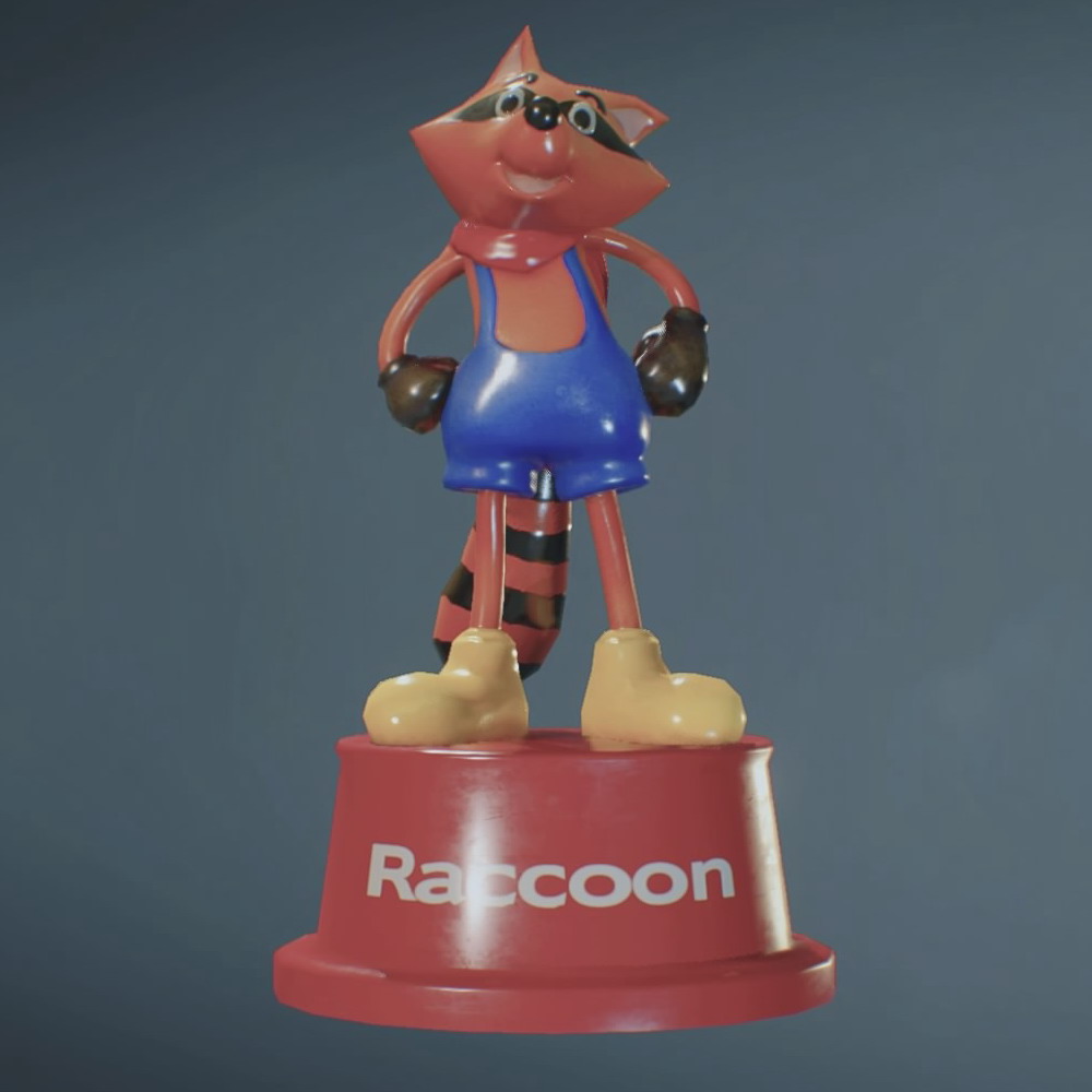 I Mr. Raccoon for Resident Evil 2