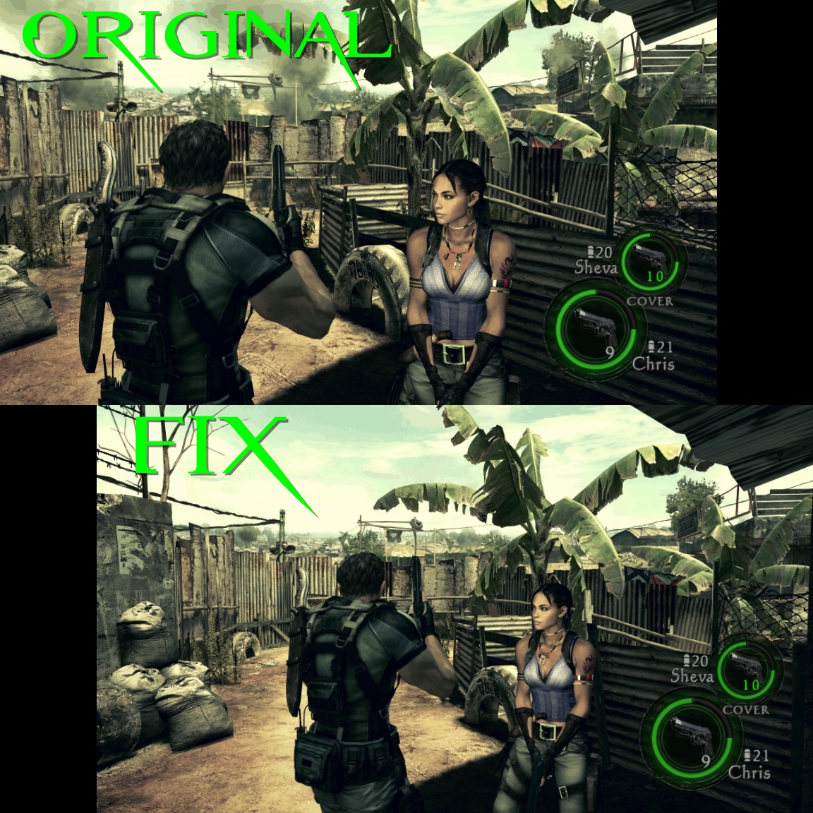 Increased FOV and Color Correction (a REMASTER for RE5) for Resident Evil 5