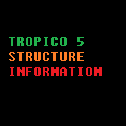 Information for each Structure (WORK IN PROGRESS) for Tropico 5