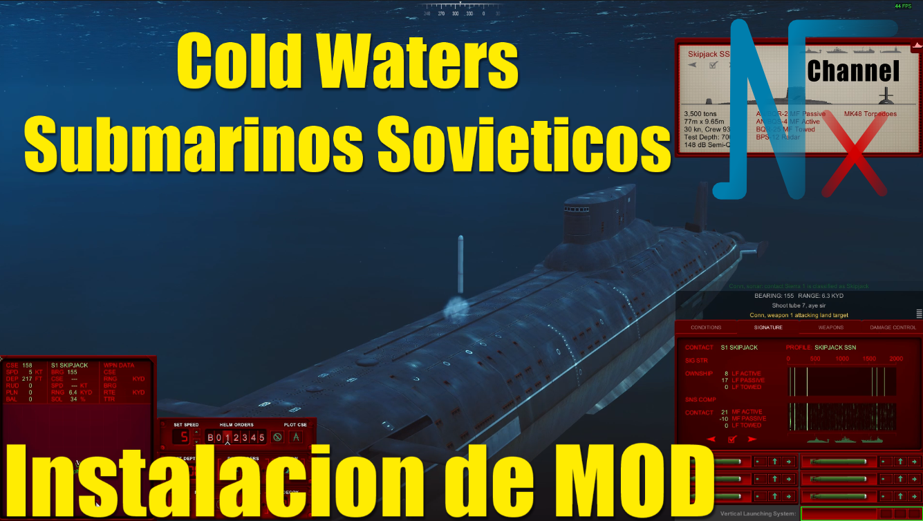 Instalación MOD Submarinos Rusos for Cold Waters