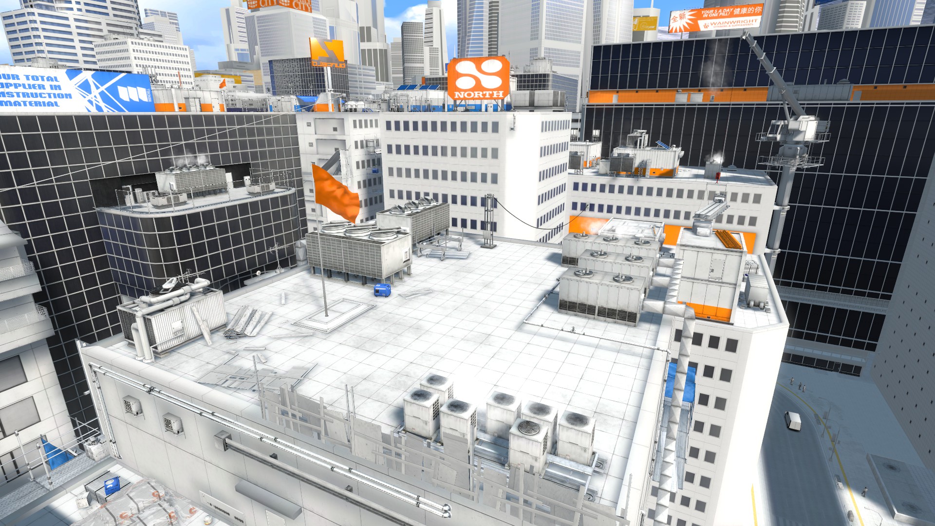 Intrusion level for Mirror's Edge