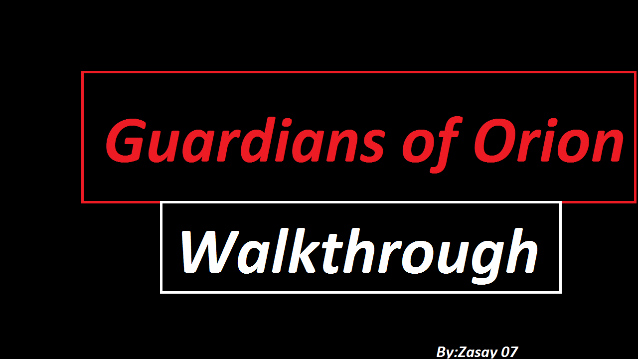 Inventory Walkthrough for Guardians of Orion (Phase 1)