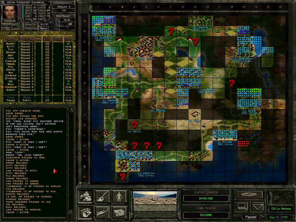 Отличия Jagged Alliance 2 Wildfire 6.04 от Jagged Alliance 2 1.12 for Jagged Alliance 2 - Wildfire