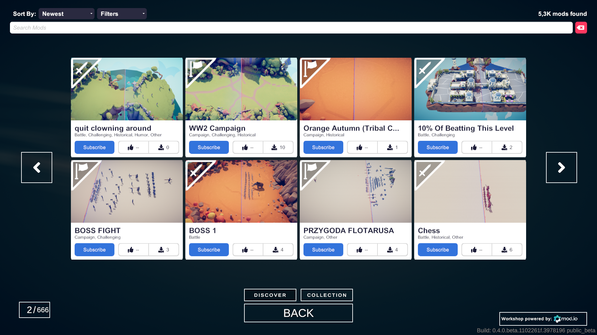 Jak włączyć Tabs steam workshop i nową bete gry? for Totally Accurate Battle Simulator