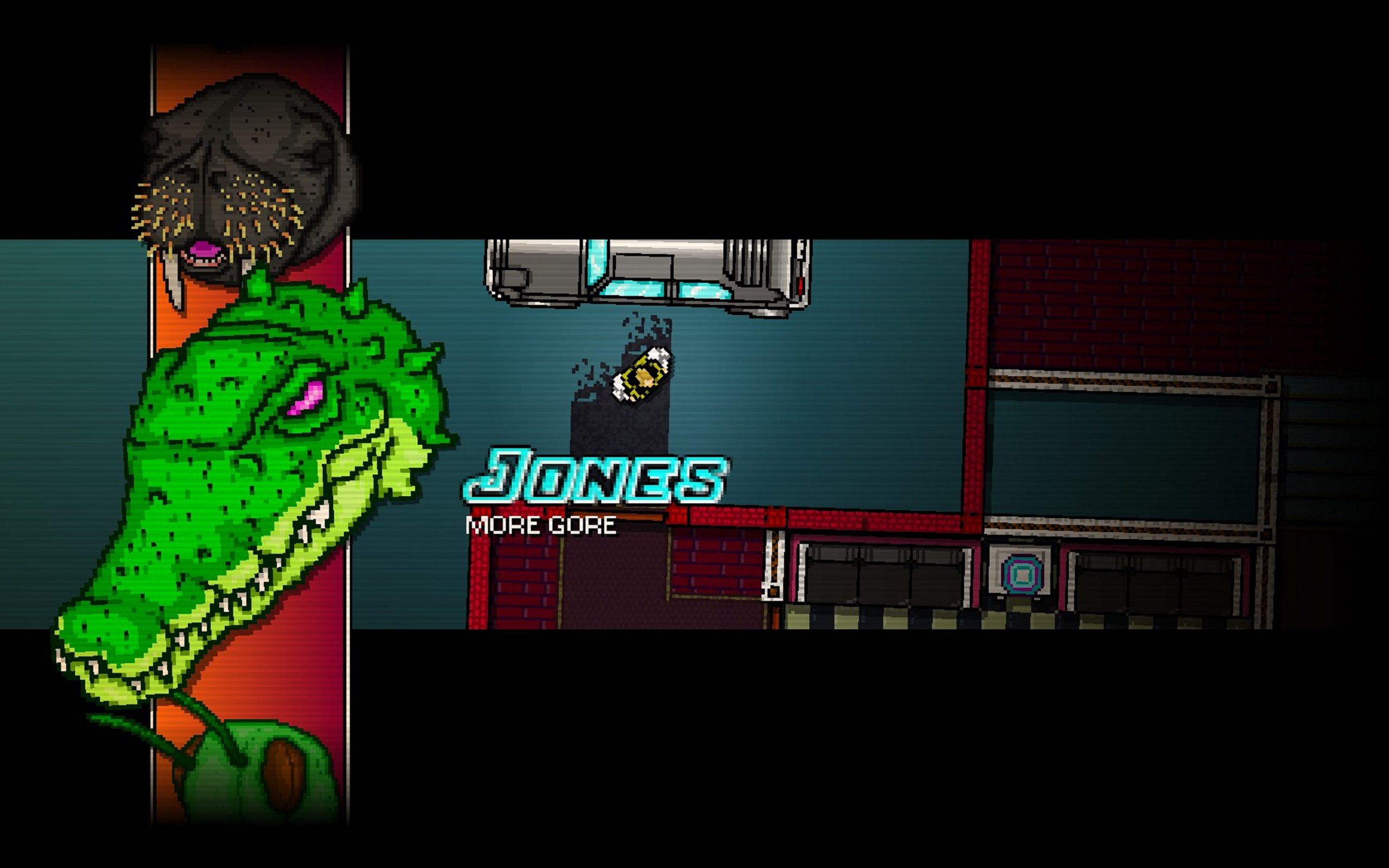 Jones (crocodile mask) + easter egg for Hotline Miami