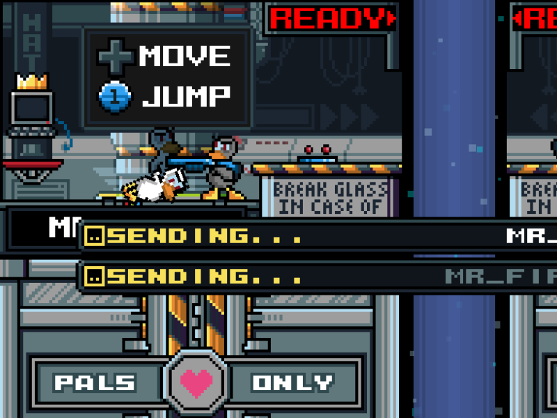 !Kak перейти в другую комнату в онлайн режиме! for Duck Game