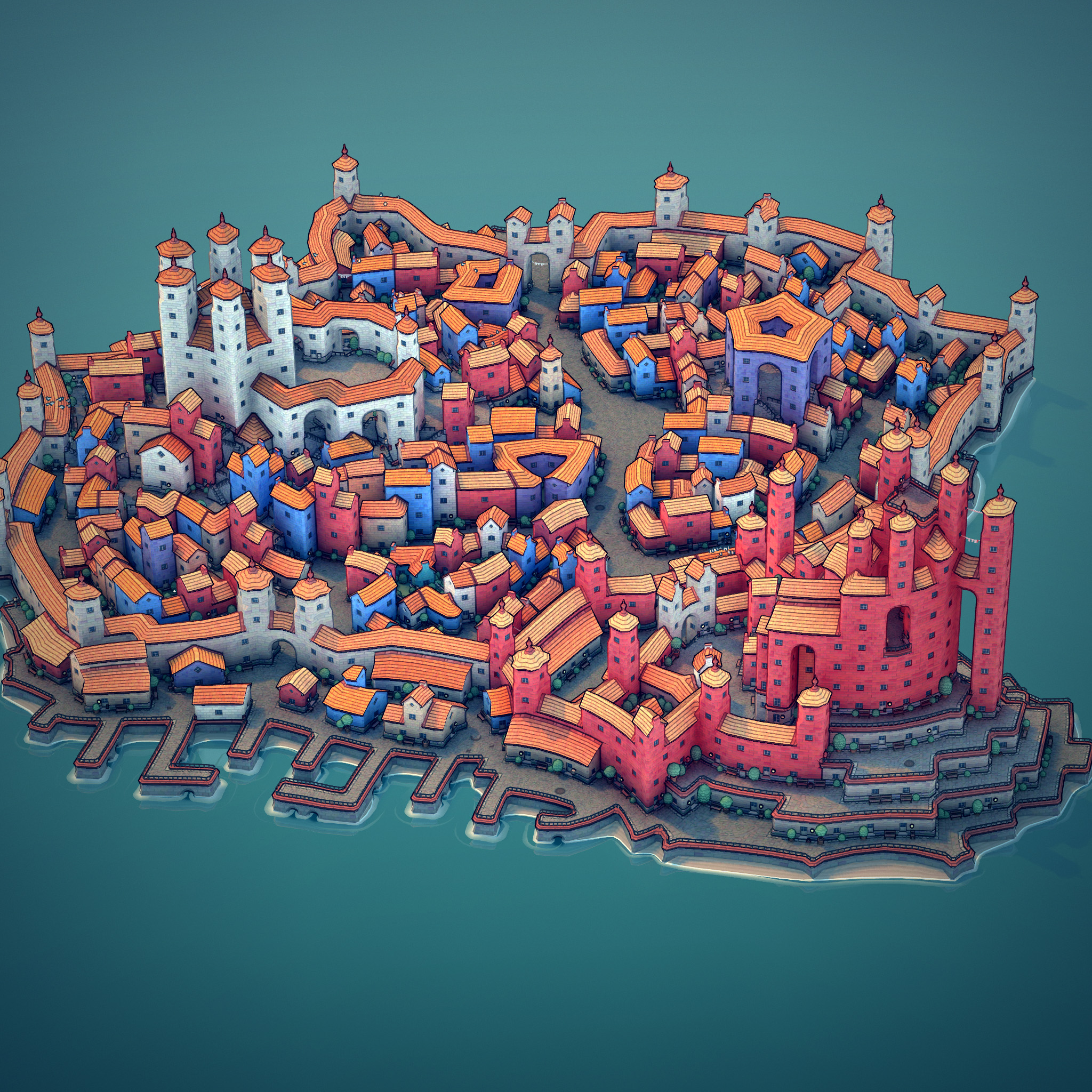 Kings Landing - Game of Thrones for Townscaper