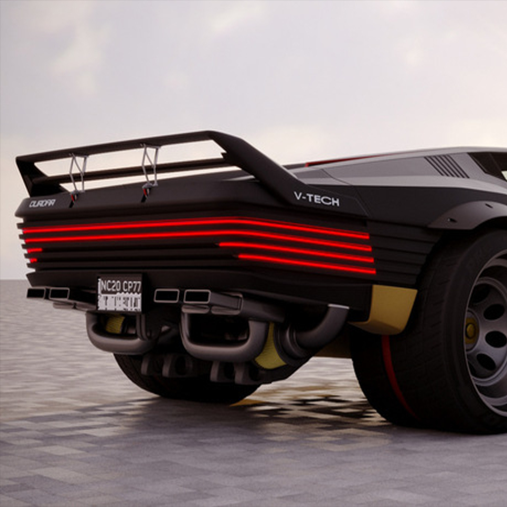 İkonik Araba Quadra Turbo-R Almak for Cyberpunk 2077