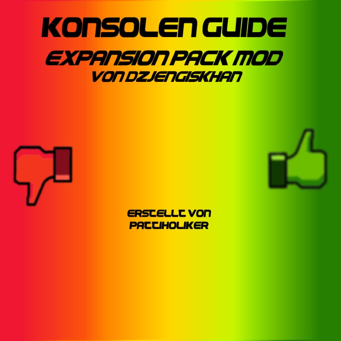 Konsolen-Guide für "Expansion Pack Mod" von DzjengisKhan for Game Dev Tycoon