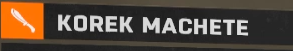 Korek Machete Easter Egg for Dying Light