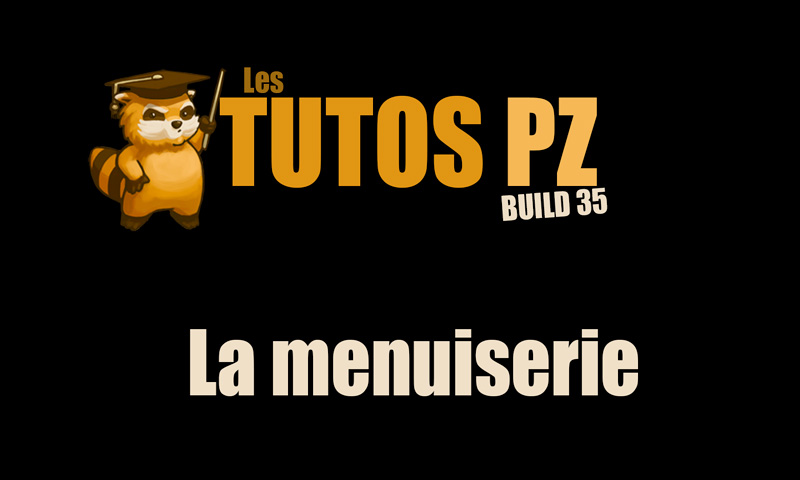 La menuiserie dans Project Zomboid for Project Zomboid