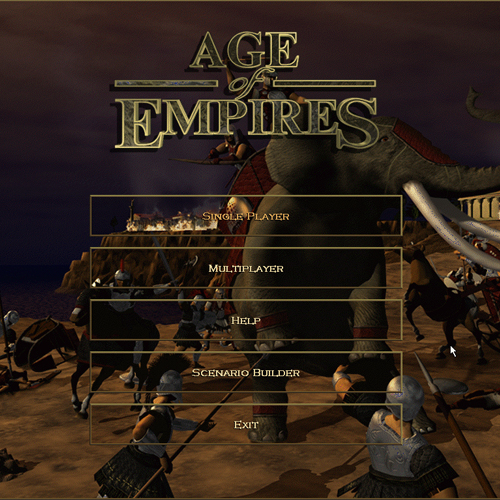 Legacy Main Menu for Age of Empires: Definitive Edition