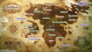 Level-area maps for FINAL FANTASY XIV Online