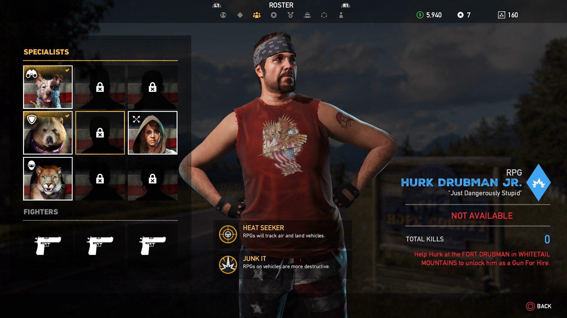 Level up your fighters for Far Cry 5