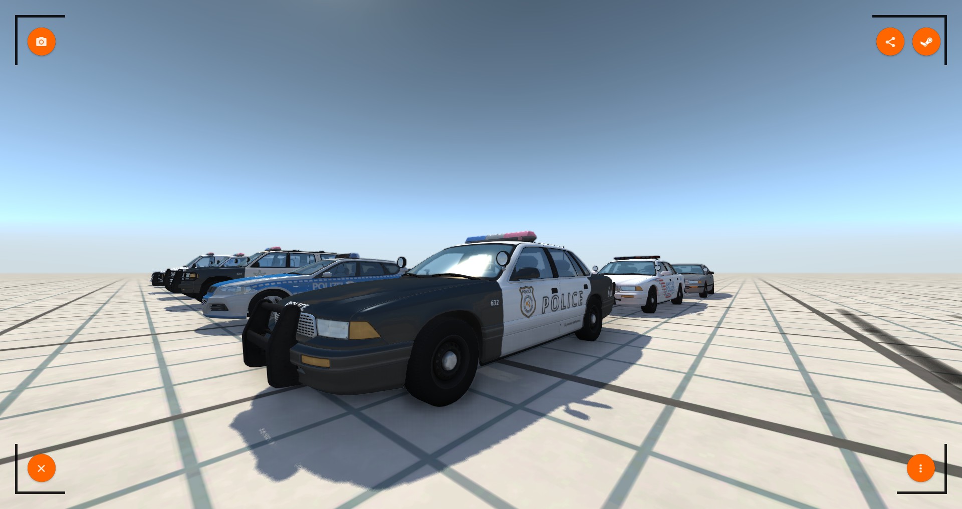 List of all police cars from slow to fast for BeamNG.drive