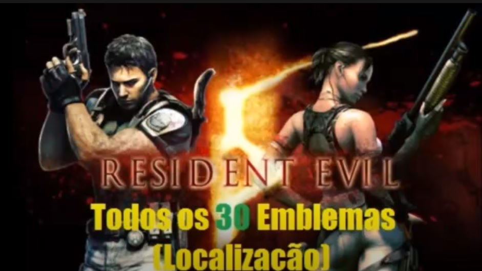 LOCALIZAÇÃO DE TODOS EMBLEMAS for Resident Evil 5