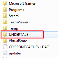 Locating your Undertale save and Moving it for Undertale