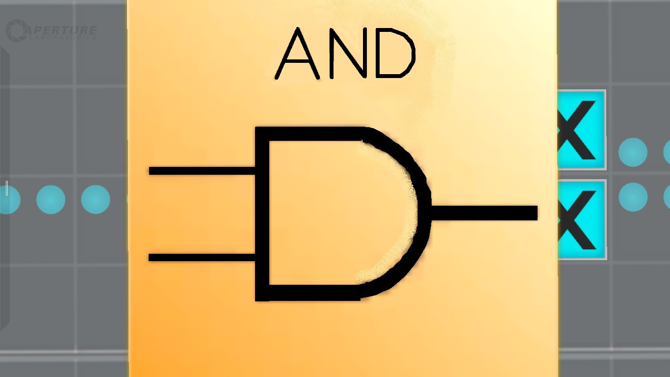 Logic gates “AND” are awesome! for Portal 2