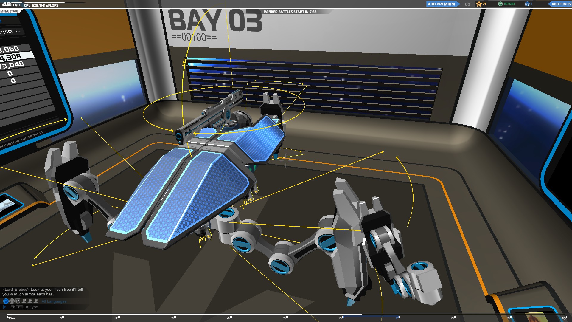 Long Jumping Sniper Walker T7 for Robocraft