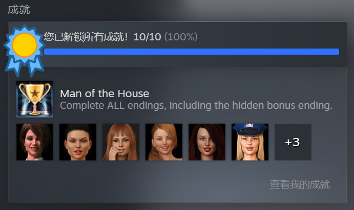 Man of the House最终隐藏结局达成方式 for Man of the House