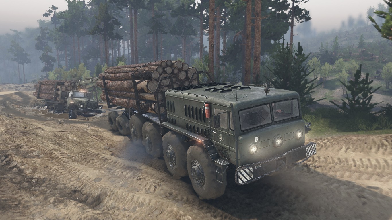 Manual gearbox without steering wheel for Spintires®