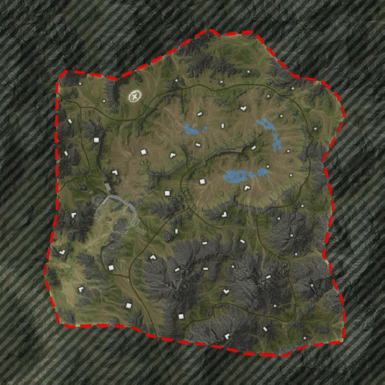 [Map] BadWater Canyon /w Plots marked out for Just Survive Test Server