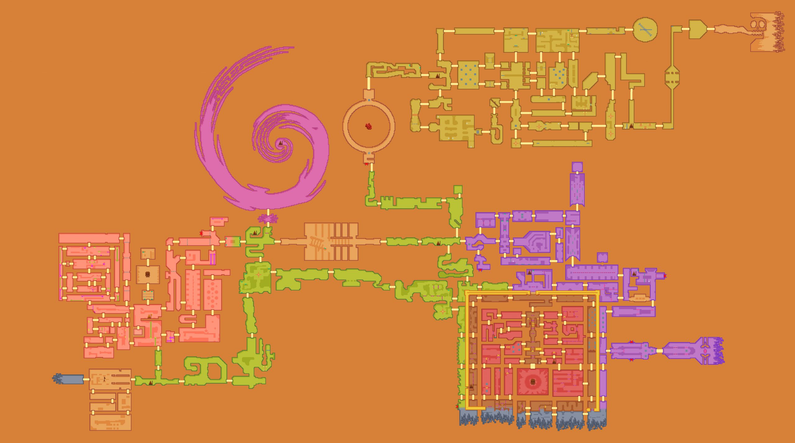 Map (Trials of Fear update) for Dandara: Trials of Fear Edition